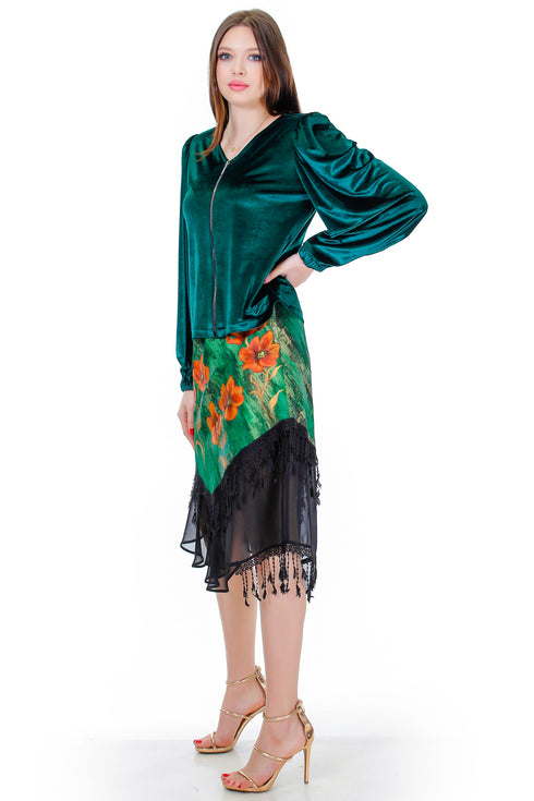 Bluza catifea freeshipping - Liza Panait Online Boutique